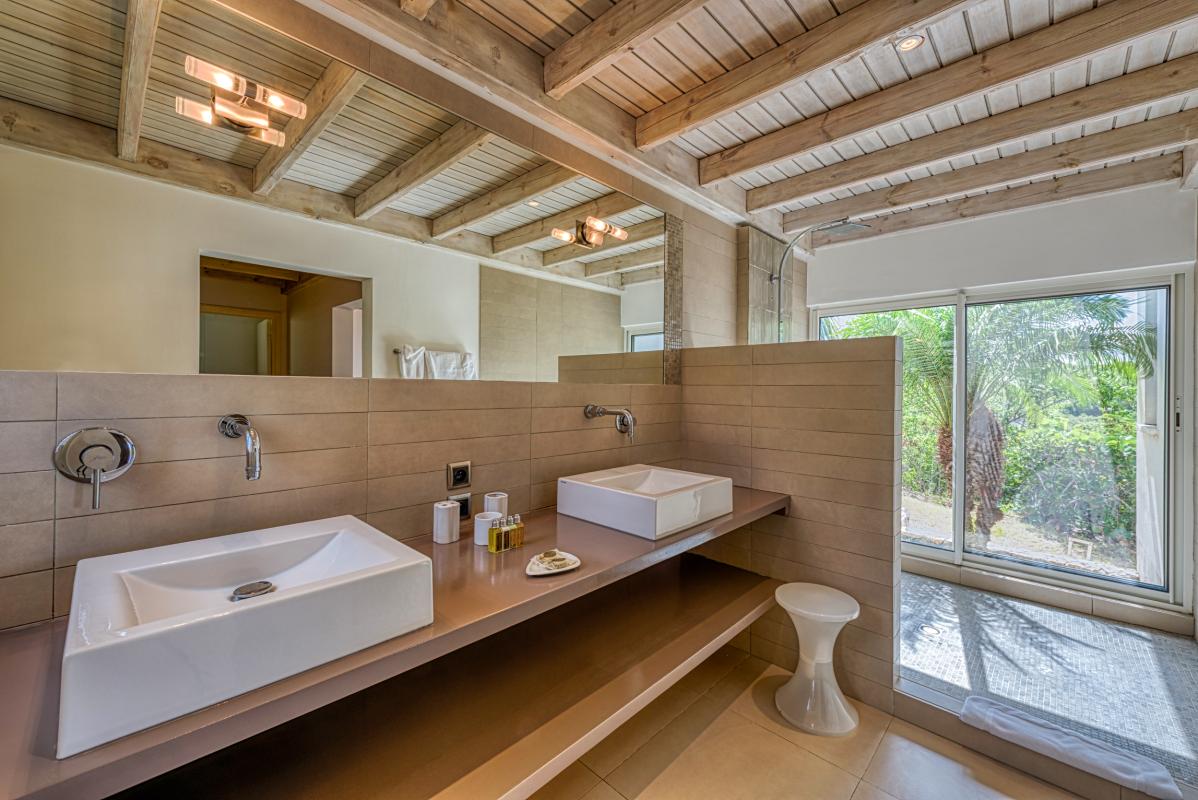 32.Location villa No Limit vue mer Saint Martin les Terres Basses - Chambre